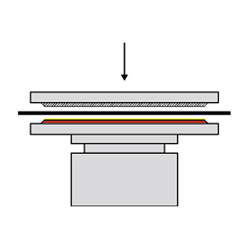 Feltro plano não tecido para a máquina de gravação - espessura de lã de 20 mm