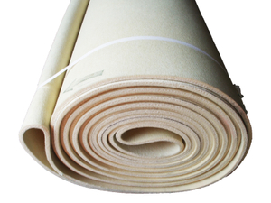 Máquina de sanforização de têxteis de poliéster de três camadas de feltro sem fim